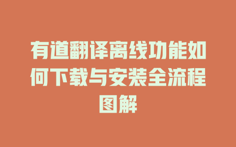 有道翻译离线功能如何下载与安装全流程图解 二